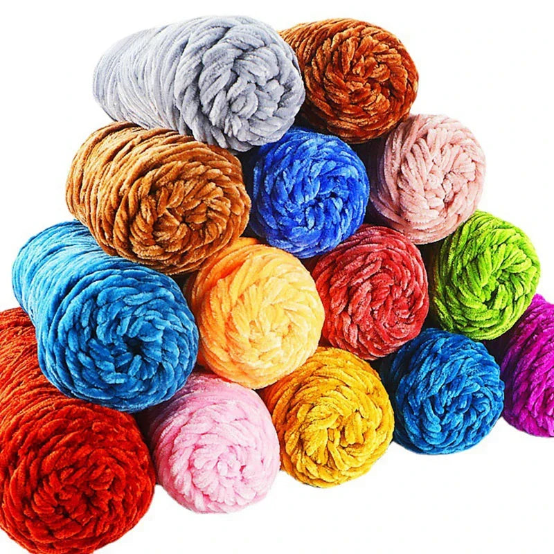 Chenille Soft Velvet Yarn