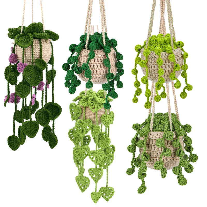 KRABALL Crochet Hanging Plant Kit