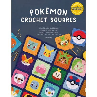 Pokémon Crochet Squares: Bring Pikachu and Friends to Life with Over 30 Cute Pokémon Granny Squares - Paperback